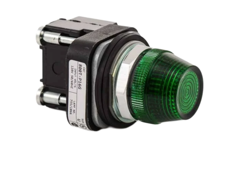 800T-P16G Pilot Light, Green lens, 120V 50/60HZ A, Type 4,13, RoHS