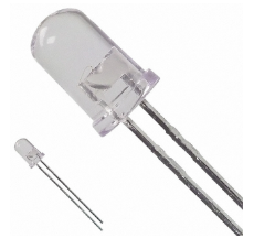 Pack of 10 HLMP-EG24-PS000 Red 626nm LED Indication - Discrete 1.9V Radial
