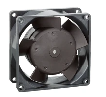 8314HL Fan Tubeaxial 24VDC Square - 80mm L x 80mm H Ball 39.4 CFM (1.10m³/min) 2 Wire Leads