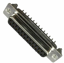 FCE17B25SEA50 Connector 25 Position D-Sub Receptacle, Female Sockets