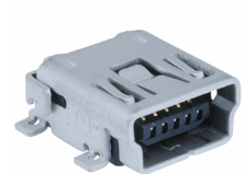 Pack of 5 1734035-2 CONN RCPT USB2.0 MINI B SMD R/A :RoHS