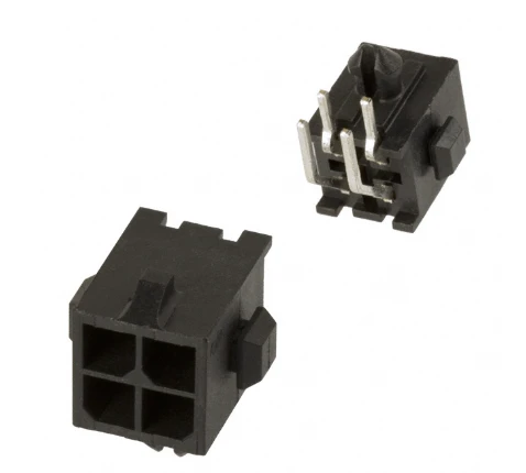 Pack of 5 3-794618-4 Connector Header Through Hole, Right Angle 4 position 0.118" (3.00mm)
