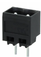 31020102 Connector 2 Position Terminal Block Header, Male Pins, Shrouded (4 Side) 0.197" (5.00mm) Vertical Through Hole :RoHS