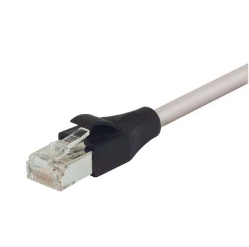 TRD855SCR-1 Modular Cable Plug to Plug 8p8c (RJ45, Ethernet) 1.00' (304.8mm) Shielded