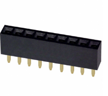 Pack of 4 PPPC091LFBN-RC Connector Header 9 Position (2.54mm) Through Hole Gold