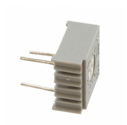 Pack of 10 72PMR100 Trimmer 100 kOhms 0.5W, 1/2W PC Pins Through Hole Trimmer Potentiometer Cermet 1.0 Turn Top Adjustment