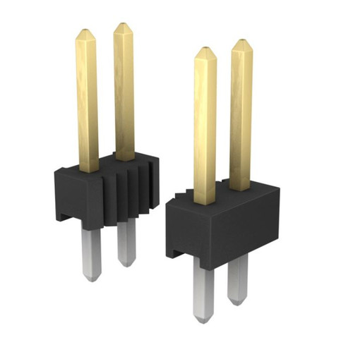 Pack of 2   4-103783-0-25   Connector Header Through Hole 50 position 0.100" (2.54mm) : RoHS