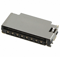 0475710001 Connector Card microSD 9 (8 + 1) Position Secure Digital - Surface Mount, Right Angle Gold :RoHS