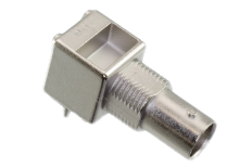 0731385033 Connector BNC RCPT R/A 50 OHM PCB, No Bulkhead - Front Side Nut included