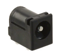 Pack of 5 PJ-002BH Connector Jack, Power Barrel 2.50mm ID (0.098"), 5.50mm OD (0.217") Through Hole, Right Angle