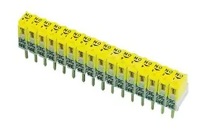 Pack of 5 JSA4-16-GO DIP Switch, SPST, Through Hole, 1 A, 100V :Rohs