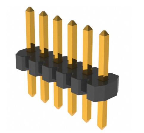 Pack of 5 GRPB061VWVN-RC Connector Header Through Hole 6 position 0.050" (1.27mm)