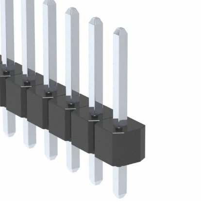 Pack of 4 68000-406HLF Connector Header Through Hole 6 position 0.100" (2.54mm)