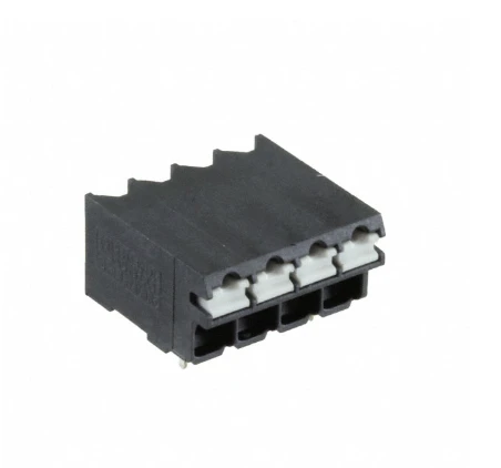 1824543 Connector 4 Position Wire to Board Terminal Block Horizontal with Board 0.138" (3.50mm) Surface Mount