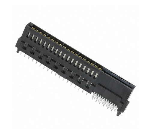 10114587-004LF Connector 60 (24 + 36 Power) Position Female Connector Non Specified - Dual Edge Black
