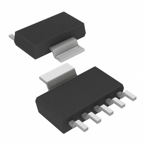Pack of 5 MCP1825T-3302E/DC LDO Regulator Pos 3.3V 0.5A Automotive AEC-Q100 6-Pin(5+Tab) SOT-223, Cut Tape, RoHS