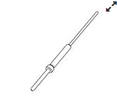 10-597726-011 Circular MIL Spec Contact Pin 22D 350"