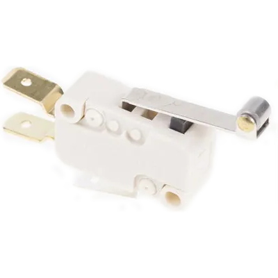 D413V3RD Switch, Snap Action, SPDT, NO/NC, Roller Actuator, Gold Contact, 100mA, 250VAC, Tab Term