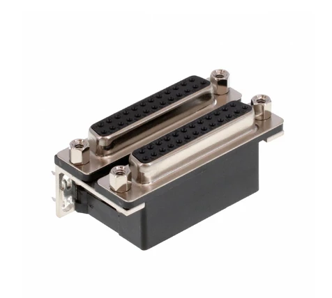 189-025-513R571 Connector 25, 25 Position D-Sub - Stacked Receptacle, Female Sockets Connector