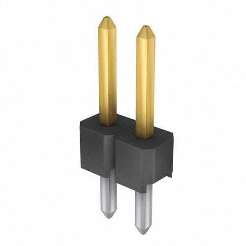 Pack of 4 961102-6404-AR Connector Header Through Hole 2 position 0.100" (2.54mm) : RoHS