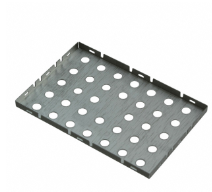BMI-S-205-C Gasket Shield Cover 1.018" (25.86mm) X 1.518" (38.56mm) Vent Holes in Pattern Snap Fit :RoHS