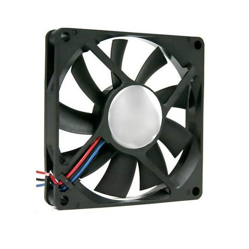 AFB0812SHB-F00 Fan Tubeaxial 12VDC Square - 80mm L x 80mm H Ball 42.7 CFM (1.20m³/min) 3 Wire Leads