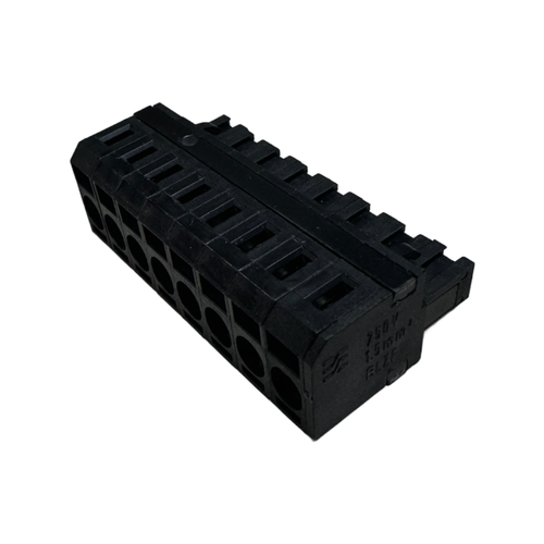169666  Terminal Block Plug 8 Position, Female Sockets 0.197" (5.00mm) 180° Free Hanging (In-Line)  1696660000 , BLZF 5.00/8 BK