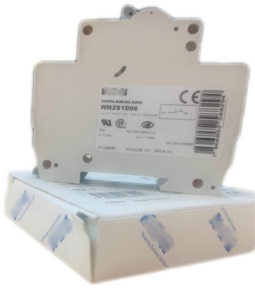 WMZS1D06 Circuit Breaker, UL1077 MCB D CURVE 1 POLE 6 AMP BREAKER