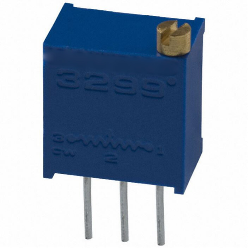 Pack of 10 3299W-1-503LF Resistor 50 kOhms 0.5W, 1/2W PC Pins Through Hole Trimmer Potentiometer Cermet 25.0 Turn Top Adjustment : RoHS