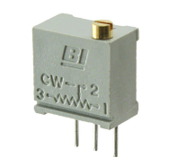 Pack of 5 68WR1KLF Resistor Trimmer 1K OHM 0.5W PC PIN TOP, Bulk, RoHS