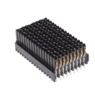2102736-1 Connector Receptacle, Female Sockets 144 Position Through Hole Black MULTIGIG, Center :RoHS