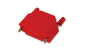 DPPK9-RED-K D Sub Backshell, Vertical, DPPK Series, DE, 180, Nylon (Polyamide) Body :RoHS