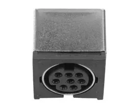 SPC15544 DIN Audio / Video Connector, 8 Contacts, Jack, PCB Mount, Solder, Gold Plated Contacts :RoHS
