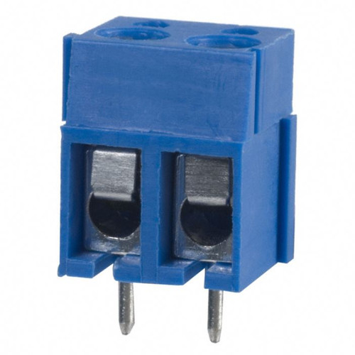 Pack of 5 OSTTA020161 Connector 2 Position Wire to Board Terminal Block Horizontal with Board 0.197" (5.00mm) Through Hole : RoHS