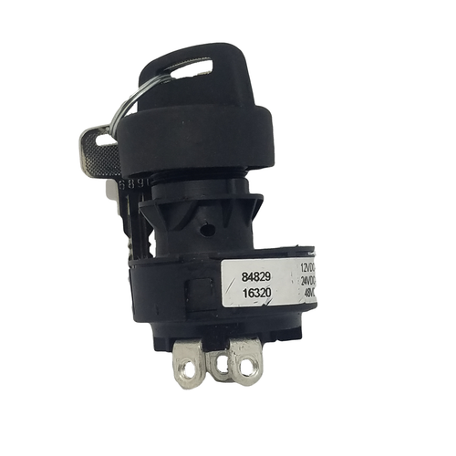 Keylock Switches SPDT 20A @ 12VDC 3 POSITION FLAT KEY