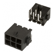 Pack of 4 3-794618-6 Connector Header Through Hole, Right Angle 6 position 0.118" (3.00mm) :RoHS