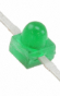 HLMP-6800 LED Green Diffused axial, Green 569nm LED Indication - Discrete 5V Axial, Flat Leads HLMP-6800A.YR, Cut Tape