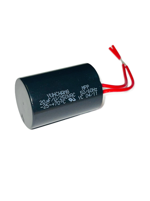20uf/u/250vac 50/60hz -25+70c    CAP. Starting Capacitor, coolant pump, MPP, 20uf/u/250vac 50/60hz -25+70c yc, RoHS