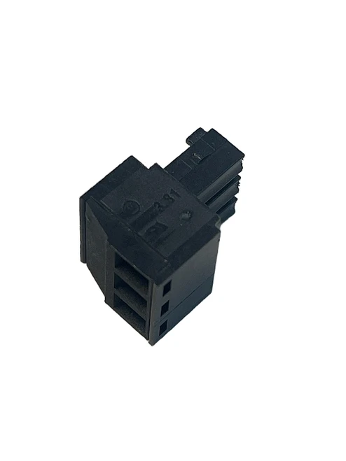3 Position Terminal Block Plug, Female Sockets  (3.81mm) 180° Free Hanging (In-Line)