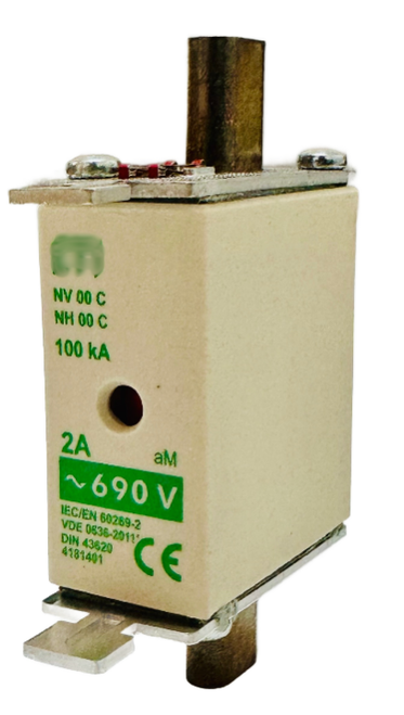 NV00C Fuses Motor Protection 2A, 690V