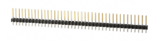4-102976-0 Connector Header Through Hole 40 position 0.100" (2.54mm)
