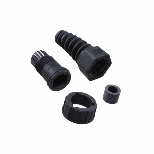 RCP-00AMMA-TLM7001 Connector Plug Housing Housing for Prewired RJ45 Cordset Modular Bayonet Lock Black : RoHS