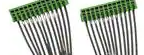 Pack of 2 A12ZR12ZR28H203B Jumper 12 Position Cable Assembly Rectangular Socket to Socket 0.667' (203.20mm, 8.00"), RoHS
