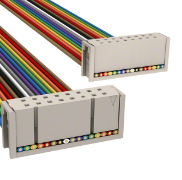 M3AAA-1618R IDC Cable 16 Position Cable Assembly Rectangular Socket to Socket 1.50' (457.20mm)