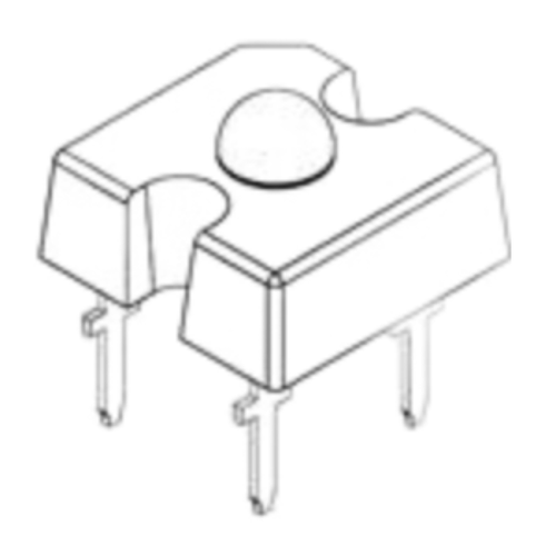 Pack of 10 LTL911VHKSA Standard LEDs, Through Hole Red Orange, 618nm 2090mlm, 70mA
