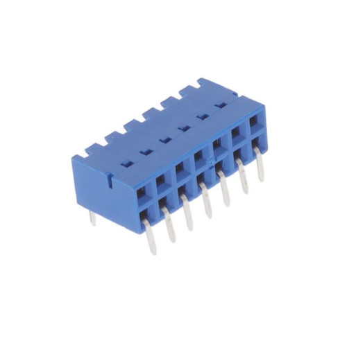 Pack of 10 89883-307LF Connector 14 Position Receptacle 0.100" (2.54mm) Through Hole, Right Angle Gold : RoHS