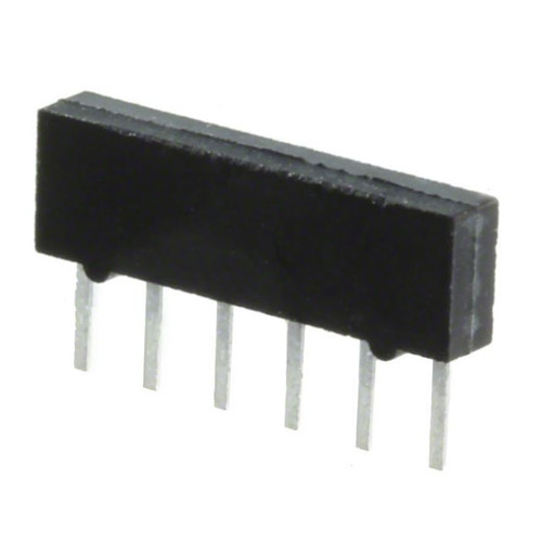 4306R-102-220LF Resistor 22 Ohm ±1Ohm 300mW Power Per Element Isolated 3 Network/Array ±250ppm/°C 6-SIP : RoHS