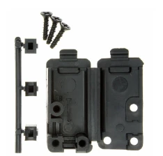 207467-1 Connector Backshell 9P 90/180DEG BLK
