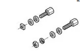 207952-1 Jackscrew Socket For AMPLIMITE Series HDE, HDF, HDP