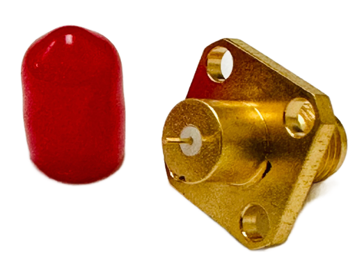 1052514-1 Connector SMA Receptacle, Female Socket 50 Ohms Panel Mount Solder Tab